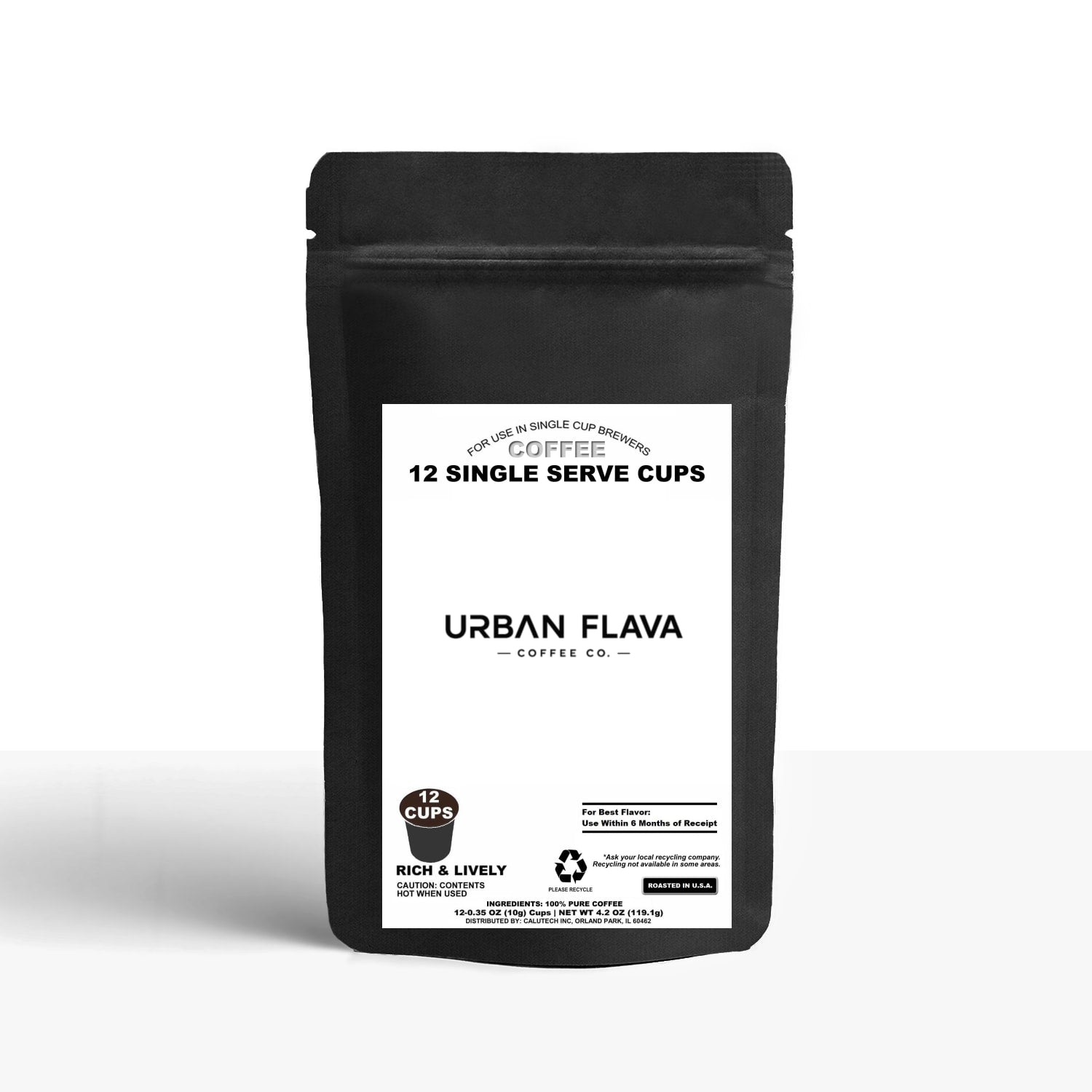 12 Pack Single Serve Coffee Capsules